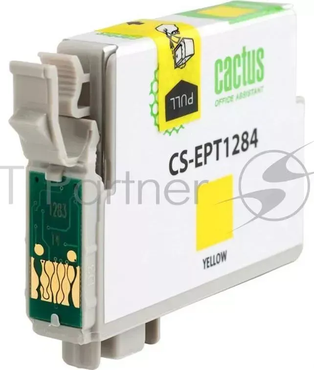 Картридж струйный CACTUS CS EPT1284 желтый для Epson Stylus S22/SX125/SX420/SX425 7ml