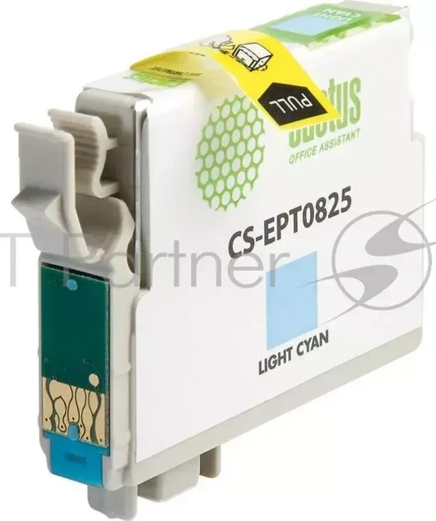 Картридж струйный CACTUS CS EPT0825 светло голубой для Epson Stylus Photo R270/290/RX590 11,4ml