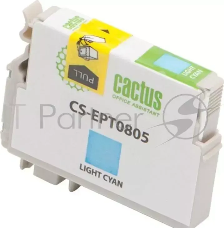 Картридж струйный CACTUS CS-EPT0805 светло-голубой для Epson Stylus Photo P50 (11,4ml)