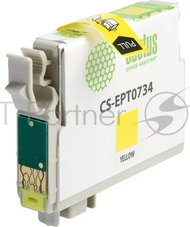 Картридж струйный CACTUS CS EPT0734 желтый для Epson Stylus С79/ C110/ СХ3900/CX4900/CX5900 11,4ml