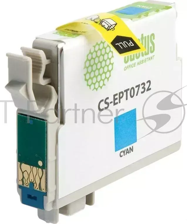 Картридж струйный CACTUS CS EPT0732 голубой для Epson Stylus С79/ C110/ СХ3900/ CX4900 11,4ml