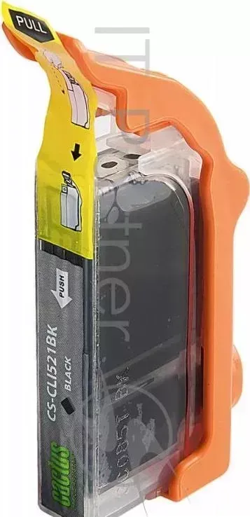 Картридж струйный CACTUS CS CLI521BK черный для Canon MP540/MP550/MP620/MP630 8,2ml
