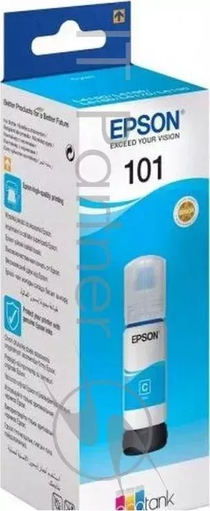 Картридж струйный EPSON L101 C13T03V24A синий 70мл для
