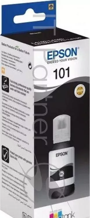 Картридж струйный EPSON L101 C13T03V14A черный 70мл для
