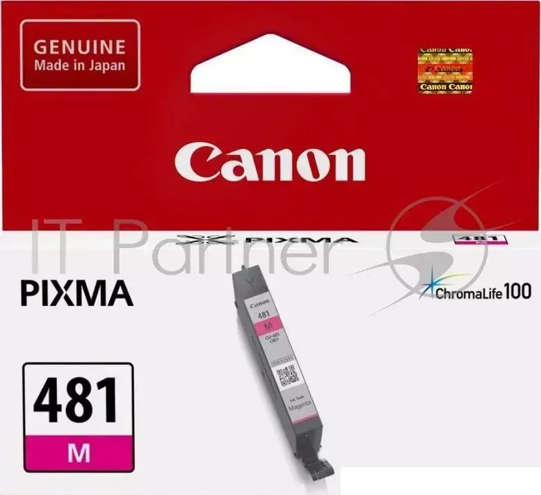 Картридж струйный CANON CLI 481 M 2099C001 пурпурный для