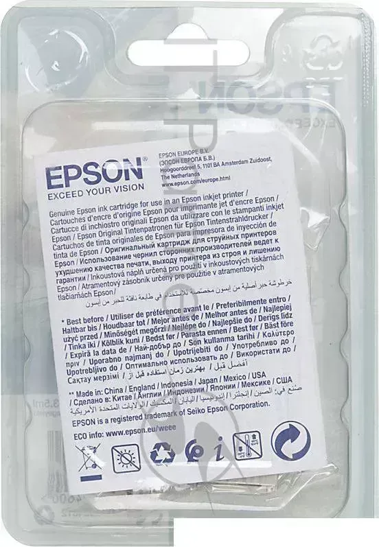 Картридж струйный EPSON C13T12824012 голубой для