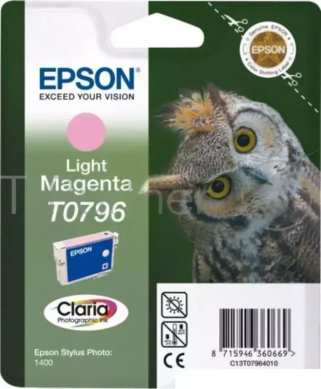 Картридж струйный EPSON C13T07964010 светло пурпурный для