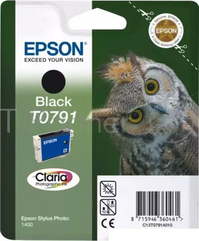 Картридж струйный EPSON C13T07914010 черный для