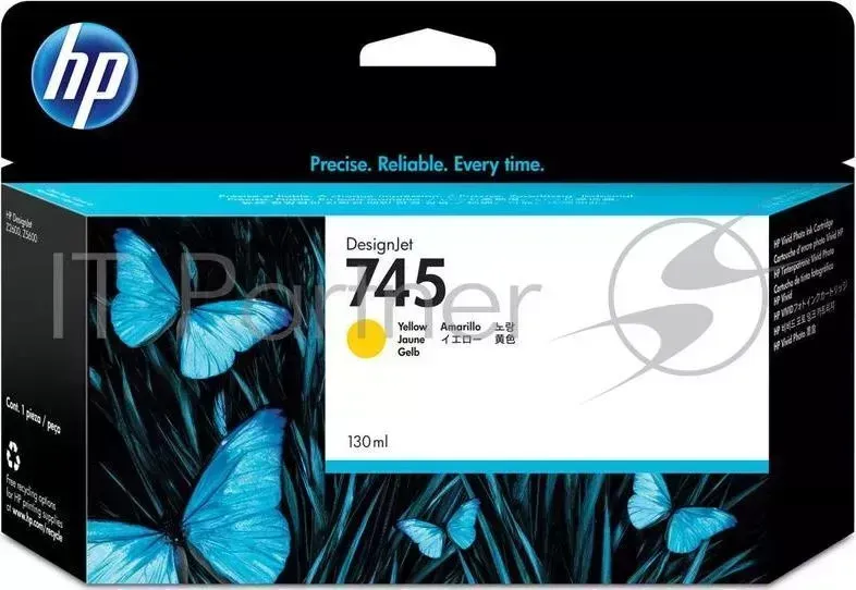 Картридж Cartridge HP 745 Желтый для HP DesignJet, 130ml Hewlett-Packard HP HP