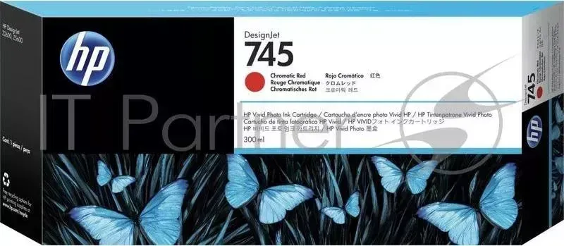 Картридж HP 745 300-ml Chromatic Red Ink Cartridge Hewlett-Packard HP