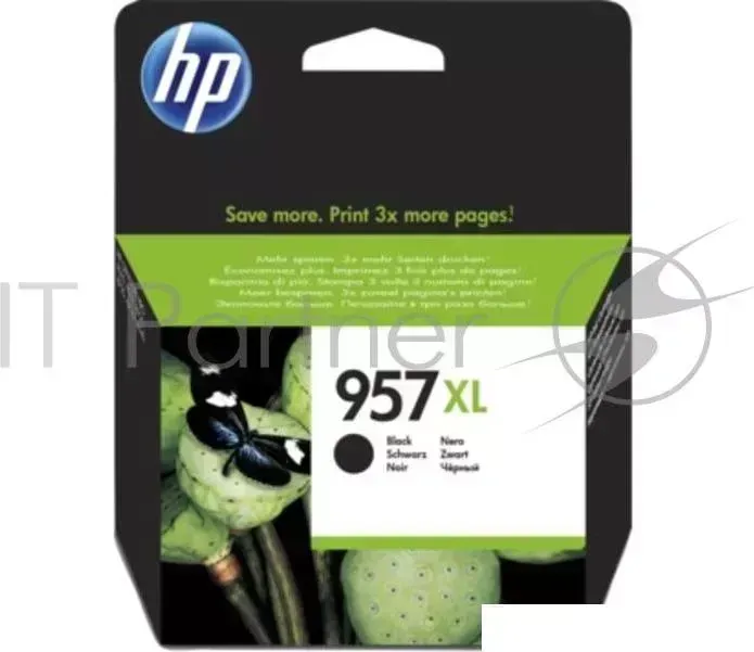 Картридж струйный HP 957XL L0R40AE черный для HP OJP 8720/8730/8210/8725 (3000стр.) Hewlett-Packard Hewlett Packard Extra High Yield Black