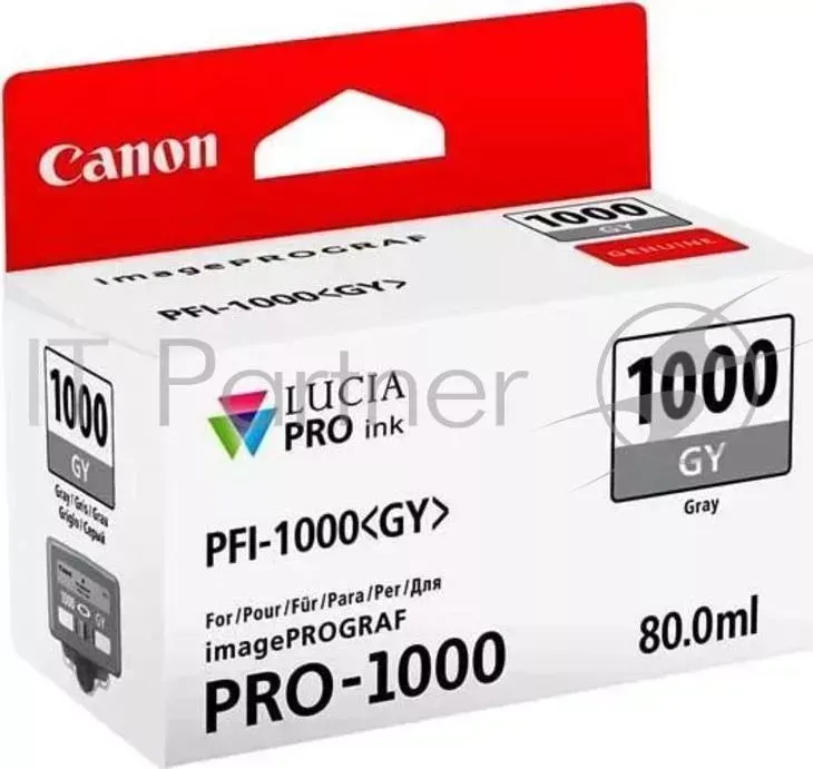 Картридж CANON PFI-1000 GY Grey CANON GY