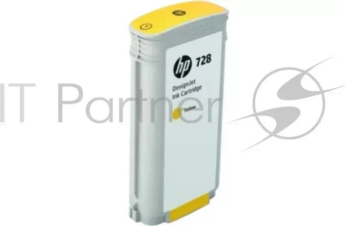 Картридж HP 728 с желтыми чернилами для принтеров Designjet, 130 мл Hewlett-Packard HP с