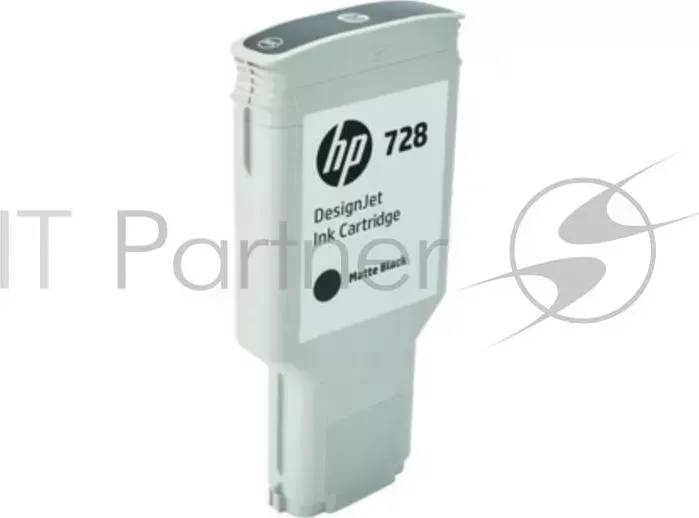 Картридж HP 728 с матовыми черными чернилами для принтеров Designjet, 300 мл Hewlett-Packard HP с