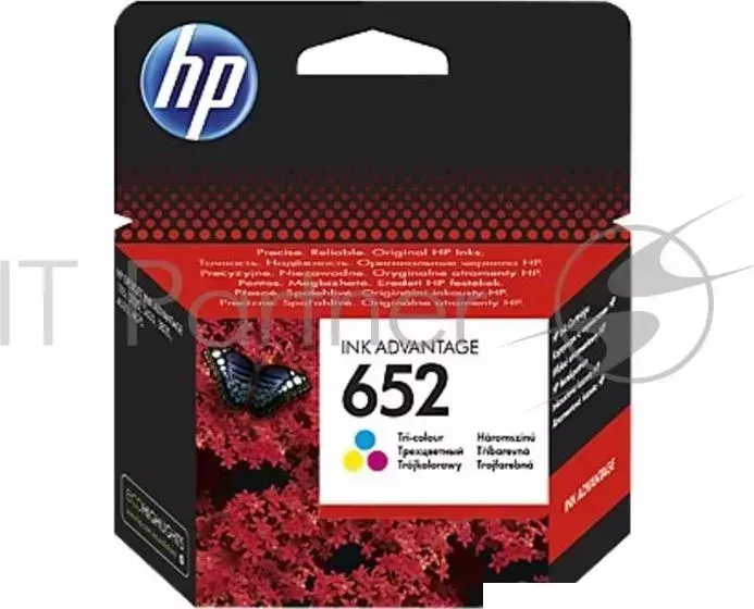 Картридж струйный HP 652 F6V24AE многоцветный, 200стр., для HP DJ IA 1115/2135/3635/4535/3835/4675 Hewlett-Packard HP HP DJ IA