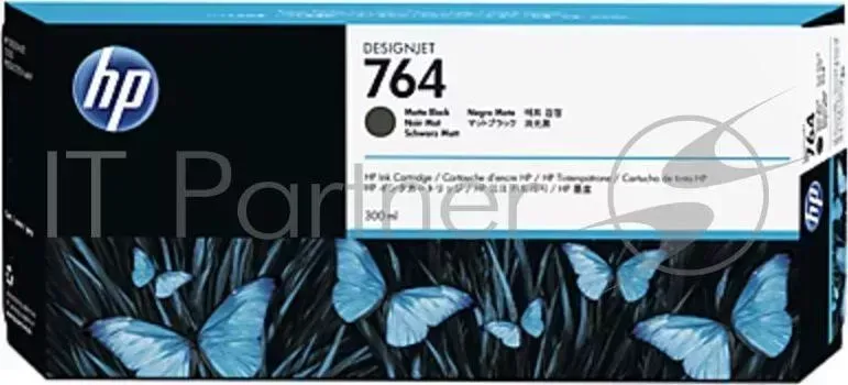 Картридж струйный HP 764 (C1Q16A) черный матовый для HP Designjet T3500 (300мл) Hewlett-Packard HP 300 мл принтеров