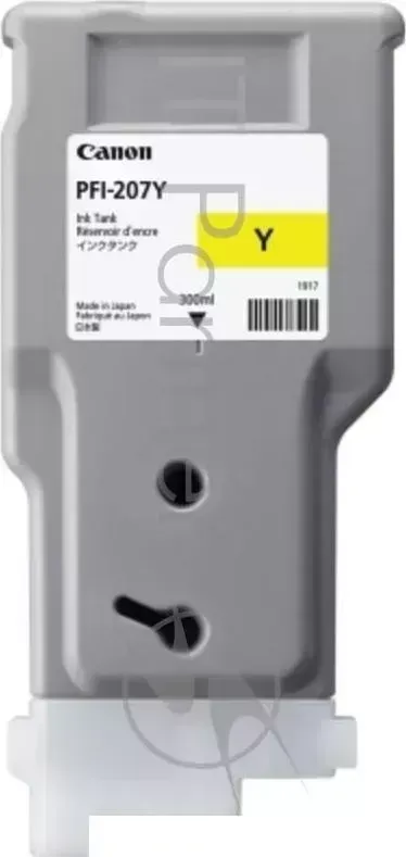 Картридж струйный CANON PFI 207 Y желтый для для iPF680/685/780/785 300ml 8792B001