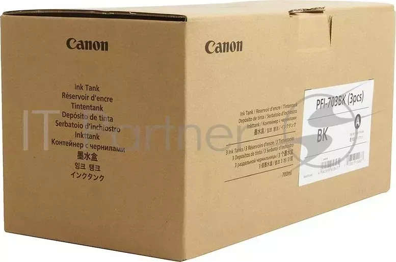 Картридж CANON PFI-703BK Black(3 PCS)