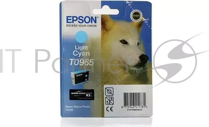 Картридж струйный EPSON T096540 С13T09654010 светло голубой для