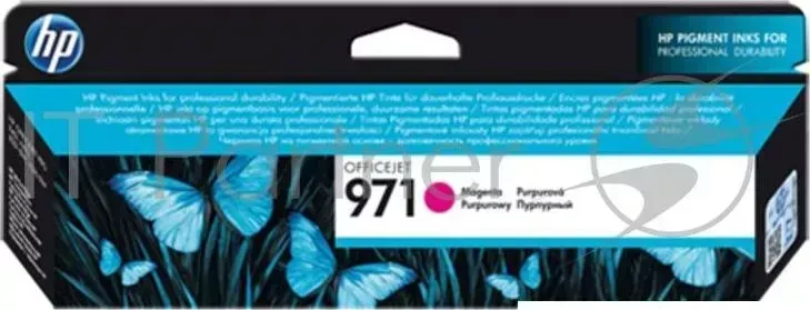 Картридж струйный HP 971 CN623AE пурпурный для HP OJ Pro X476dw/X576dw/X451dw/X551dw (2500стр.) Hewlett-Packard HP Officejet 2500стр.