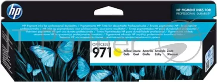 Картридж струйный HP 971 CN624AE желтый для HP OJ Pro X476dw/X576dw/X451dw/X551dw (2500стр.) Hewlett-Packard HP Officejet 2500стр.