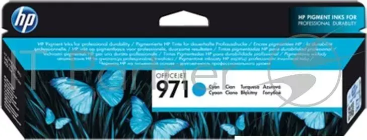 Картридж струйный HP 971 CN622AE голубой для HP OJ Pro X476dw/X576dw/X451dw/X551dw (2500стр.) Hewlett-Packard HP Officejet 2500стр.