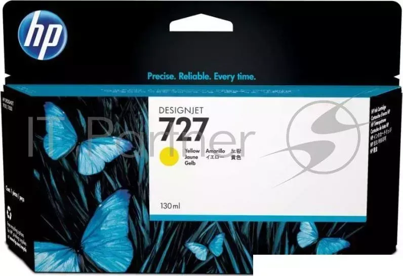 Картридж струйный HP 727 B3P21A желтый для HP DJ T920/T1500 (130мл) Hewlett-Packard HP Designjet ePrinter series 130 ml