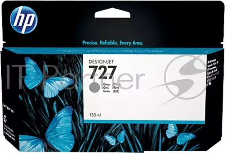 Картридж струйный HP 727 B3P24A серый для HP DJ T920/T1500 (130мл) Hewlett-Packard HP Designjet ePrinter series 130 ml