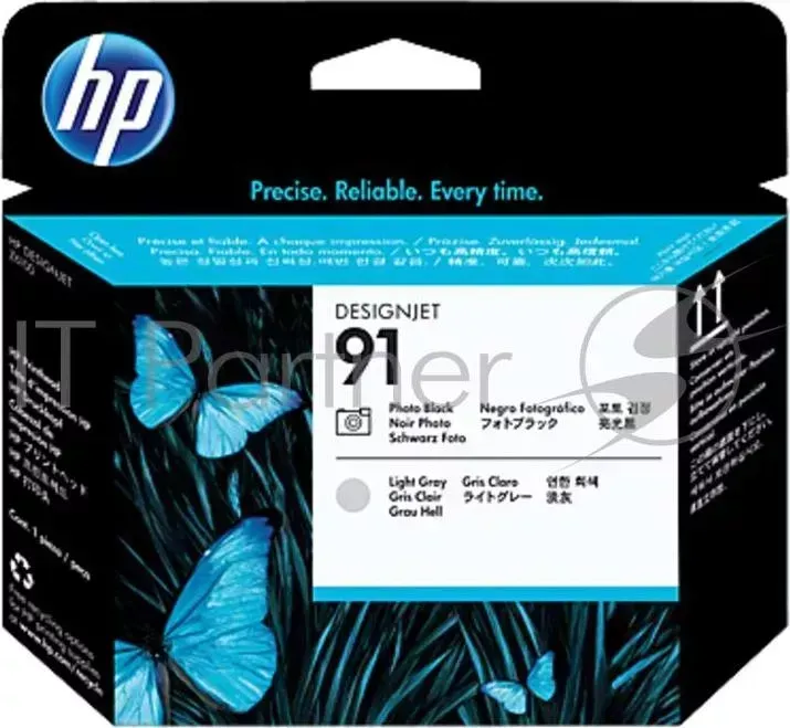 Картридж струйный HP №91 C9463A фото черный/светло-серый печатающая головка для HP Z6100 Hewlett-Packard HP HP