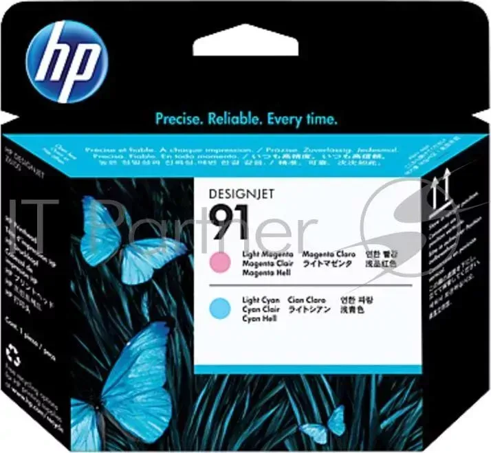 Картридж струйный HP №91 C9462A светло-пурпурный/светло-голубой печатающая головка для HP Z6100 Hewlett-Packard HP 91 Light Magenta Light Cyan