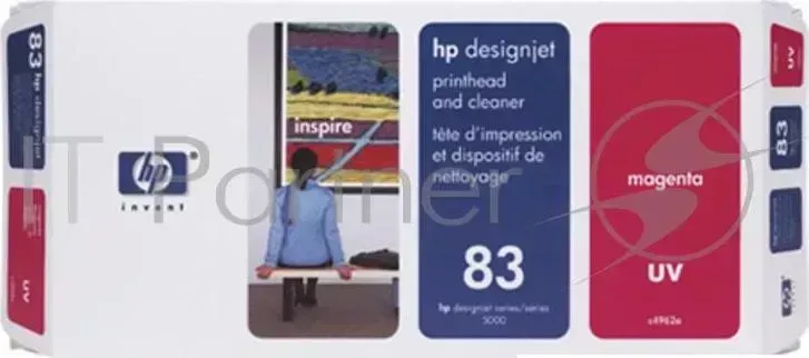 Картридж струйный HP 83 C4962A пурпурный печатающая головка для HP DJ 5500UV/5500psUV/5000UV/5000ps UV Hewlett-Packard HP 83 UV Magenta