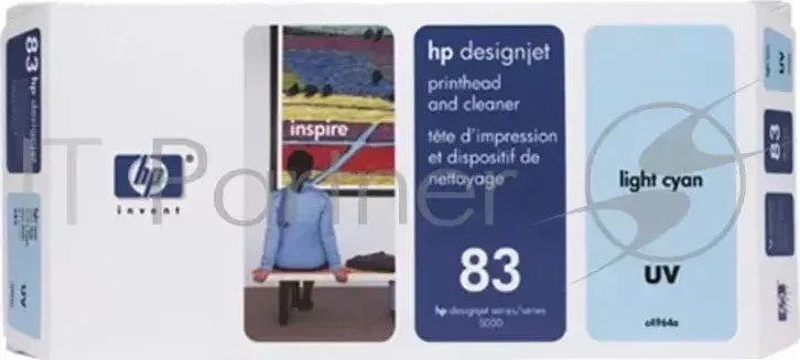 Картридж струйный HP 83 C4964A светло-голубой печатающая головка для HP DJ 5500UV/5500psUV/5000UV/5000psUV Hewlett-Packard HP 83 Lt Cyan