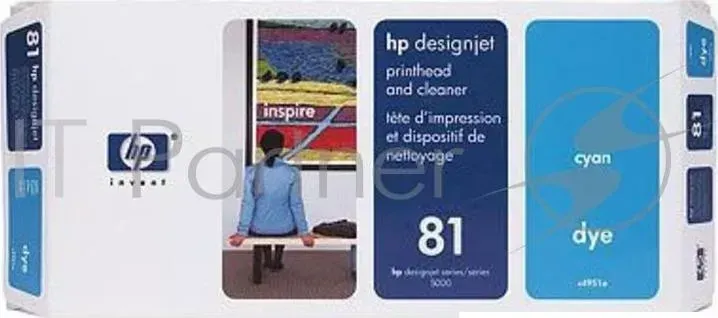 Картридж струйный HP C4951A голубой печатающая головка для HP DJ 5XXX Hewlett-Packard Печатная НР cyan for DesignJet