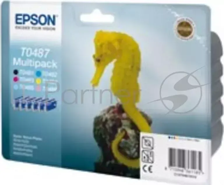 Картридж струйный EPSON C13T04874010 черный/голубой/пурпурный/желтый/светло пурпурный/светло голубой набор карт. для