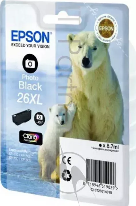 Картридж струйный EPSON C13T26314010 фото черный для