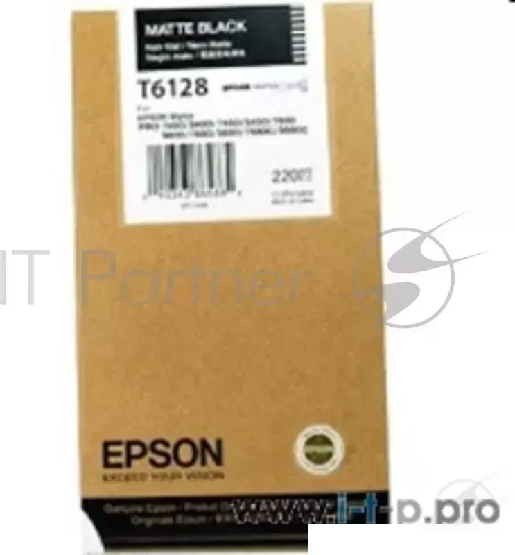 Картридж струйный EPSON C13T612800 matt для Stylus Pro 7400/7800/7880/9400/9800 220ml