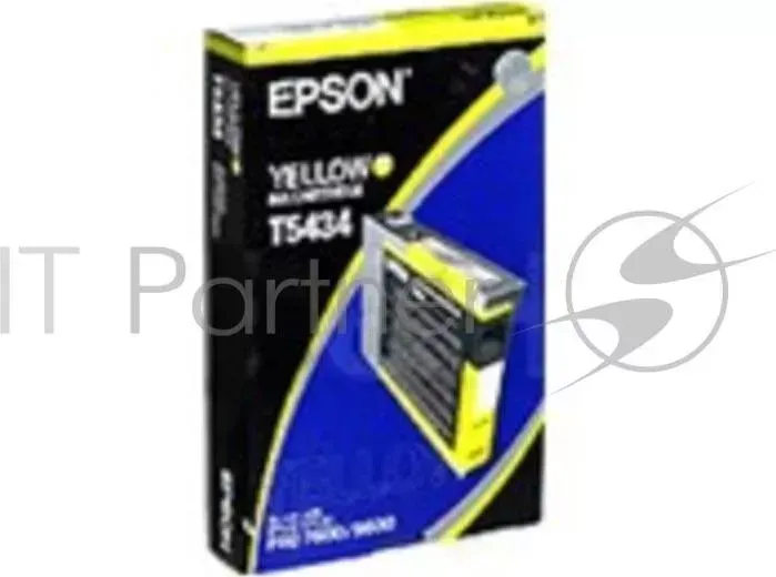 Картридж струйный EPSON C13T543400 желтый для