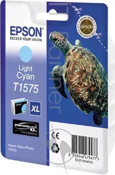 Картридж струйный EPSON C13T15754010 светло голубой для
