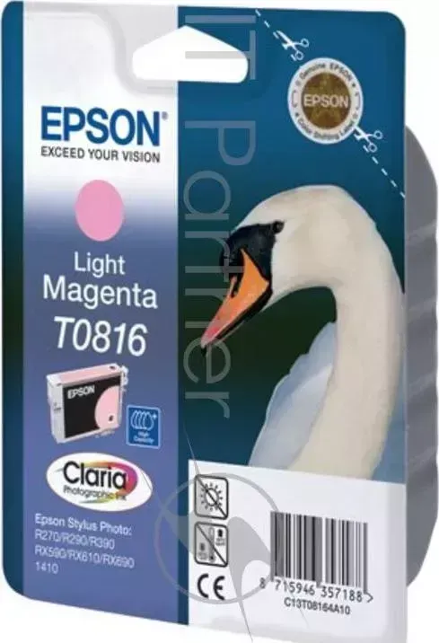 Картридж струйный EPSON C13T11164A10 светло пурпурный для