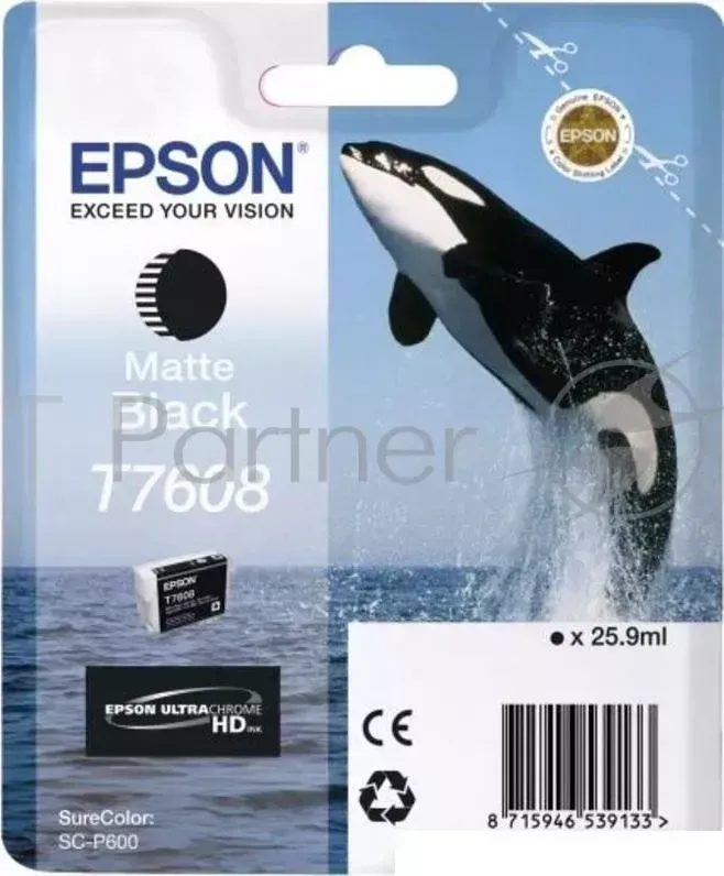 Картридж EPSON черный матовый SC-P600 Matte Black