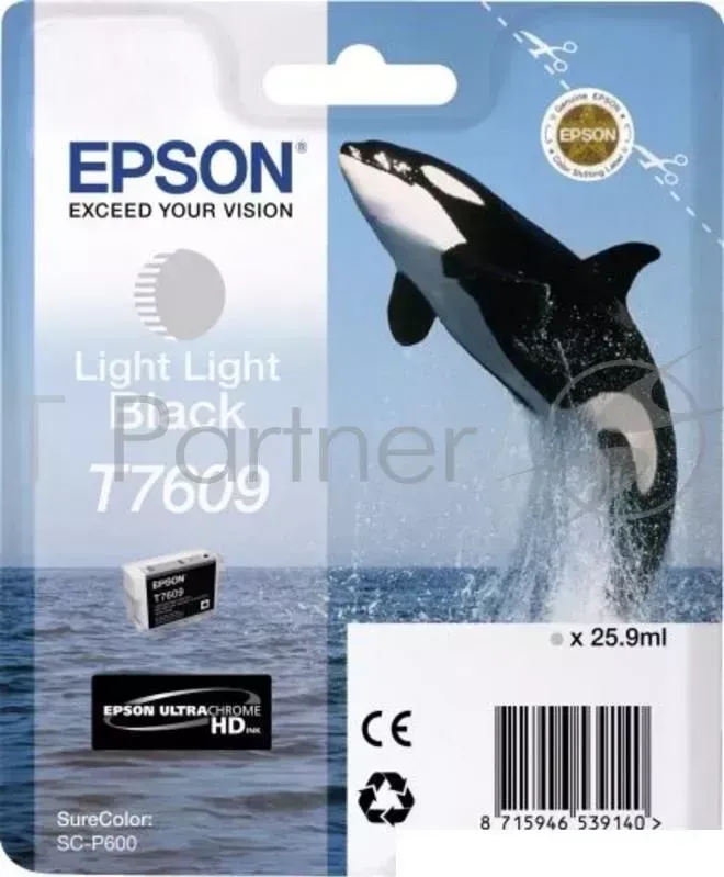 Картридж EPSON светло-серый SC-P600 Light Light Black