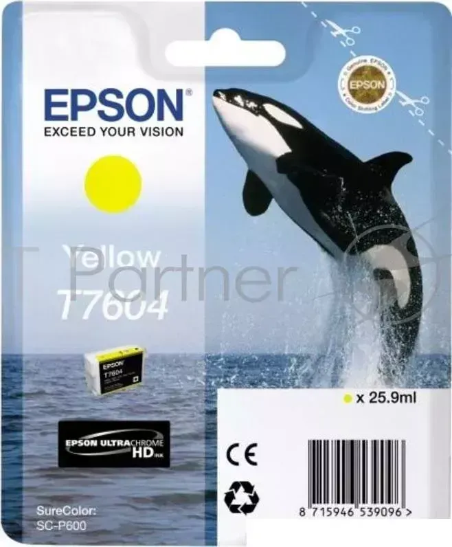 Картридж EPSON желтый для SC-P600 Yellow
