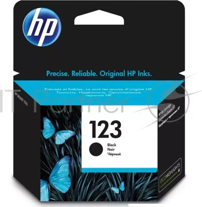 Картридж струйный HP 123 (F6V17AE) Black черный, 120 стр., для DeskJet 2130 Hewlett-Packard HP