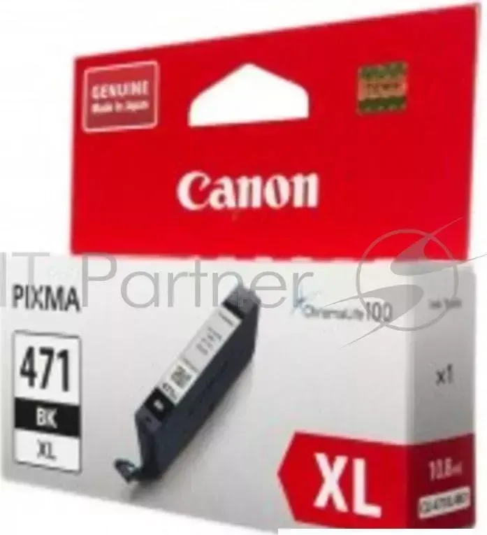 Картридж CANON CLI 471BK XL 0346C001 , Black черный, повышенной емкости, до 895 стр, 11 мл., для PIXMA MG5740/MG6840/MG7740/ TS5040/TS6040/TS8040/TS9040
