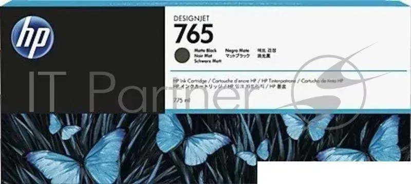 Картридж струйный HP 765 (F9J55A) черный матовый для HP Designjet T7200 (775мл) Hewlett-Packard HP HP