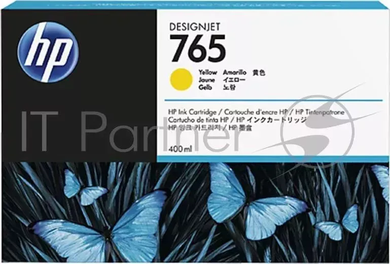 Картридж струйный HP 765 (F9J50A) желтый для HP Designjet T7200 (400мл) Hewlett-Packard HP HP