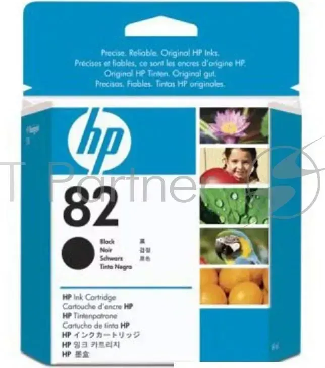 Картридж струйный HP №82 CH565A черный для HP DJ 510/111 (69мл) Hewlett-Packard HP 82 69мл Designjet 111/510