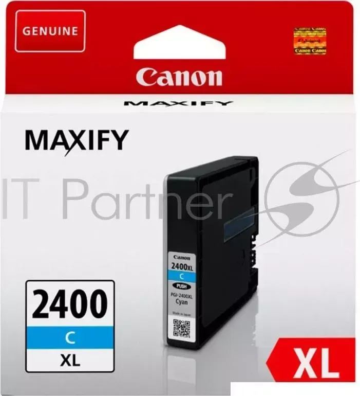 Картридж струйный CANON PGI-2400XL C Cyan голубой, 1500 стр., для MAXIFY iB4040/МВ5040/МВ5340 CANON C