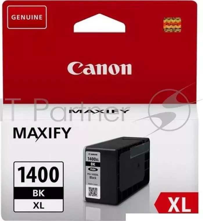 Картридж струйный CANON PGI-1400XL BK Black черный, 1200 стр., для MAXIFY МВ2040/МВ2340 CANON BK