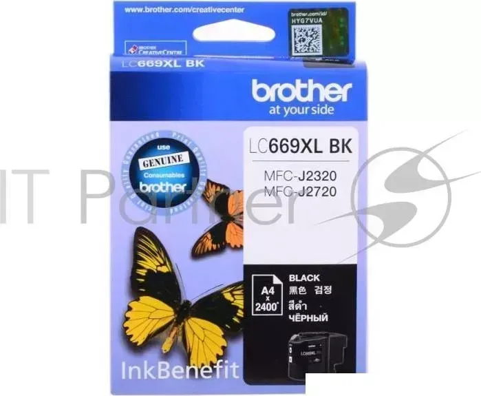 Картридж BROTHER LC669XLBK